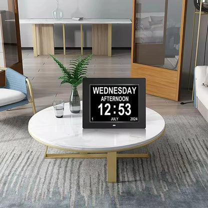 12 Alarms Digital LED Clock - Multi-Language USB & Remote