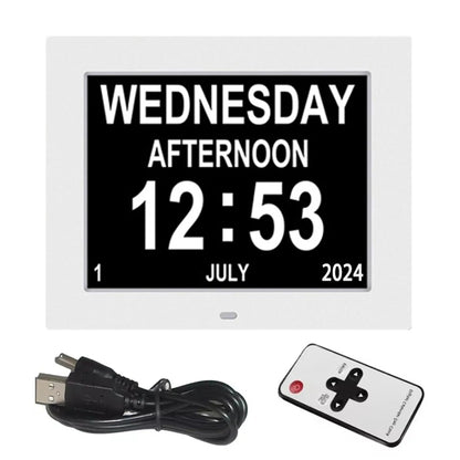 12 Alarms Digital LED Clock - Multi-Language USB & Remote